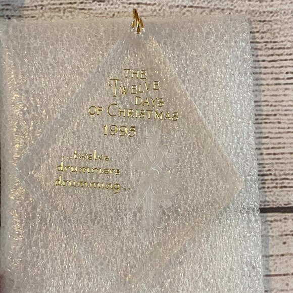 Hallmark Keepsake Ornament 1995 Twelve Days Of Christmas Twelve Drummers Drummin - Picture 3 of 5